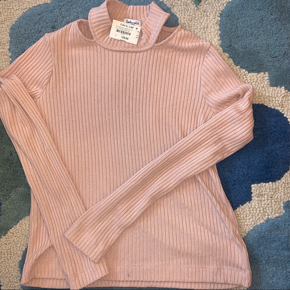 NWT BB Dakota light cutout sweater